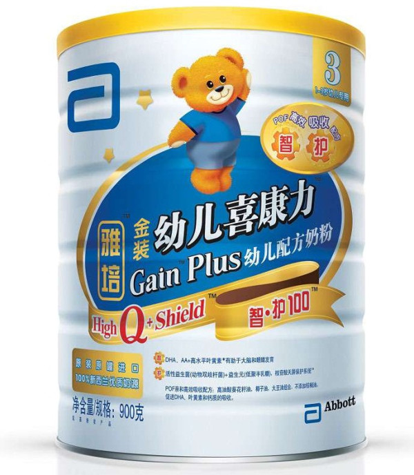 ABBOTT 雅培 金装智护100喜康力 3段奶粉 900g