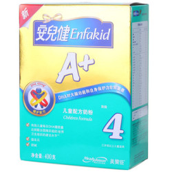 Mead Johnson 美赞臣 安儿健A+ 4段配方奶粉400g（DHA/胆碱/益生元）