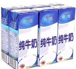 EUROCOW 优佳 纯牛奶200ml*6盒