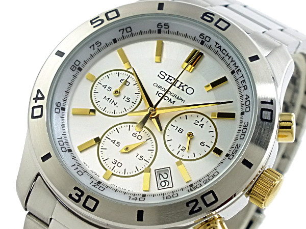 Seiko 精工 SSB051 男款石英腕表 表盘