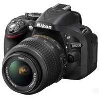 新低价：Nikon 尼康 D5200 单反套机（39点对焦、2016像素测光、5fps连拍）