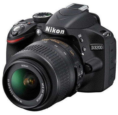 Nikon 尼康 D3200 单反套机（含VR 18-55mm镜头）