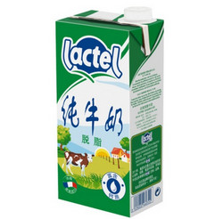 Lactel 兰特 脱脂牛奶 利乐装 1L 