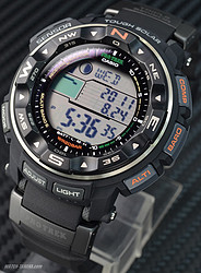 CASIO 卡西欧 PRW2500 登山系列 男款腕表（6局电波、太阳能、潮汐月相、天气预测）