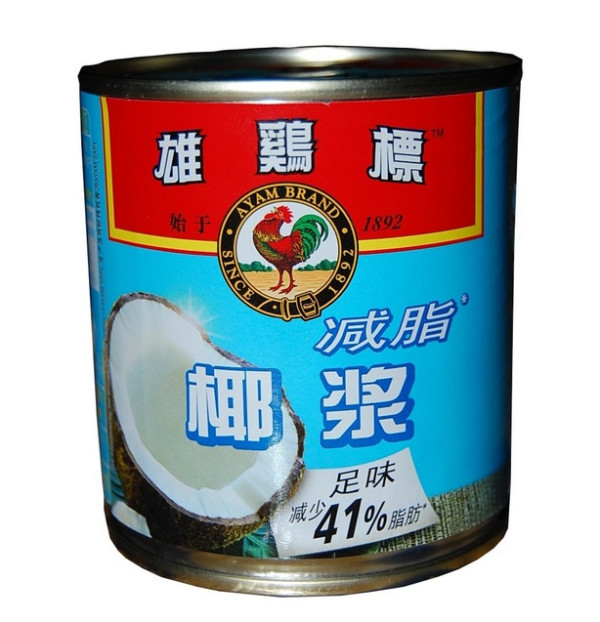 再特价:AYAM BRAND 雄鸡标 减脂椰浆 227ml*3罐