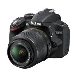 Nikon 尼康 D3200(VR18-55 KIT)单反数码相机(黑色) 