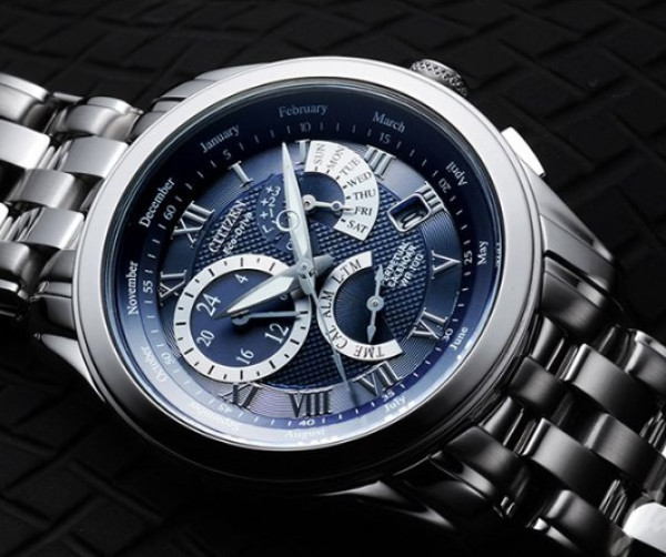 历史低价!CITIZEN 西铁城 BL8000-54L 男款腕表(光动能、万年历)