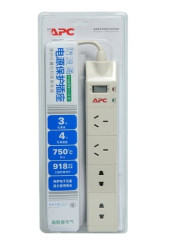 APC 防涌4位电源插座 P43-CN（铜条连接、防涌）