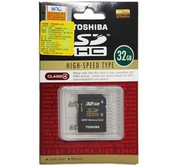TOSHIBA 东芝 32G(CLASS4) SDHC 高速存储卡  