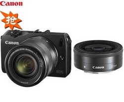 Canon 佳能 EOS M 微单相机 黑色双镜头套机