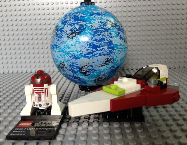 lego 乐高 星球大战系列 75006 绝地星际战斗机(jedi starfighter)和