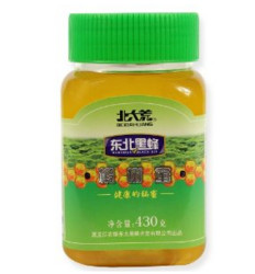 北大荒蜂蜜 东北特产黑蜂椴树蜜430g