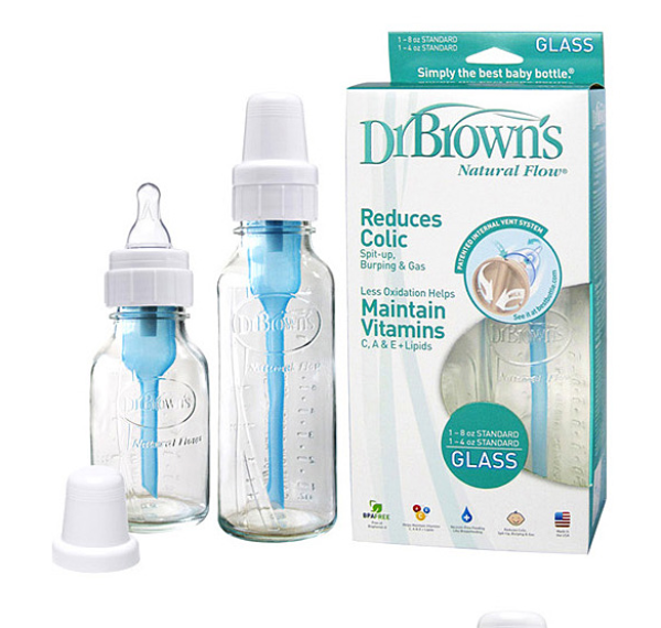 Dr.Brown’s  布朗博士 玻璃标准奶瓶套装 BL203