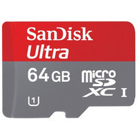 再特价：SanDisk 闪迪 Ultra 至尊高速 TF 存储卡 64GB（Class10、UHS-1）