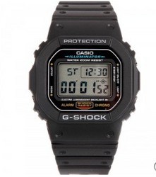 Casio 卡西欧  G-SHOCK系列 DW-5600E-1VDF 经典男表 黑灰色