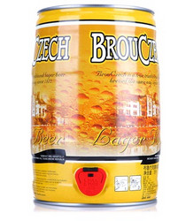 BROUCZECH 布鲁杰克 黄啤酒5L装