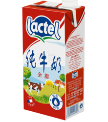 Lactel 兰特(总统) 全脂牛奶 利乐装 1L/盒