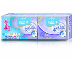 kotex 高洁丝 瞬吸蓝丝薄干爽日夜组合（日用18片*2 + 夜用4片）