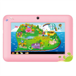 玩具平板卷土重来？ 瀚斯宝丽 SN70T51ZCA 7寸平板电脑 粉红色 Android4.0 1024x600 1G/1G/8G GPS