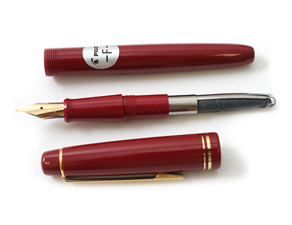 PILOT 百乐 FP-78G-F-R 22K包金78G钢笔 F咀 红