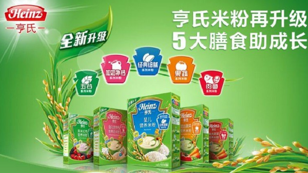 Heinz 亨氏 婴儿营养米粉三联装 750g 　