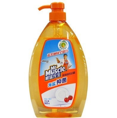 muscle 威猛先生 多用途抑菌洗洁精(青柠清香) 960g*2瓶