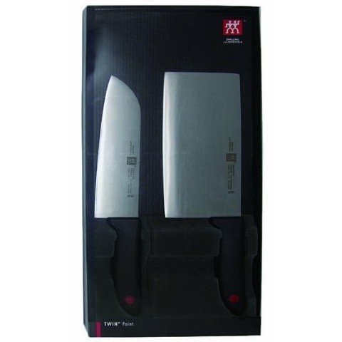 1 Zwilling 双立人 TWIN Point系列 刀具两件套礼盒装(中片刀+多用刀)+ 3M百洁布