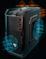 Vision 至睿 战警GT10标准版机箱 (双USB3.0、5风扇、全防尘)