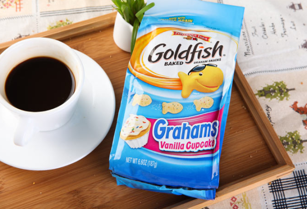 Pepperidge Farm 非凡农庄 金鱼形全麦香草味饼干187g　