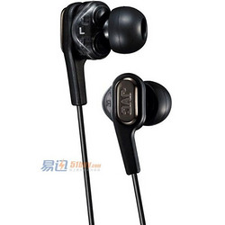 JVC 杰伟世 FXT90 双动圈单元 入耳式耳机 黑色
