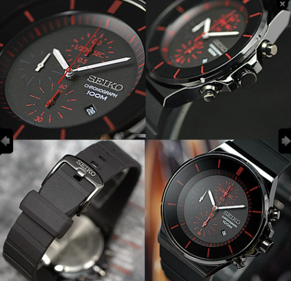 新低价：SEIKO 精工 CHRONOGRAPH系列 SNDD61 男款石英腕表