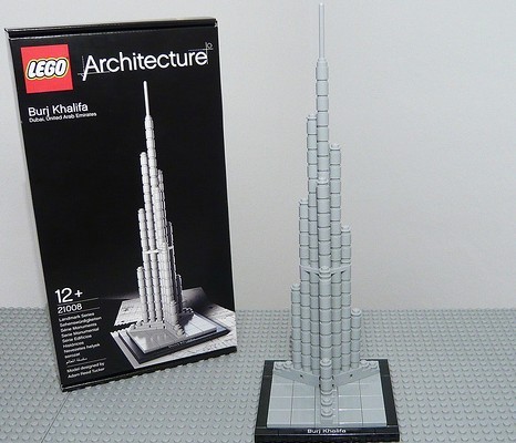 LEGO 乐高 Architecture 建筑系列 21031 Burj Khalifa 哈利法塔