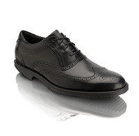 大脚福利：Rockport 乐步 Dressports TruWALK Wingtip 男款系带休闲皮鞋