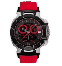 TISSOT 天梭 T-Race 电单车系列 T048.417.27.057.02 计时石英男表