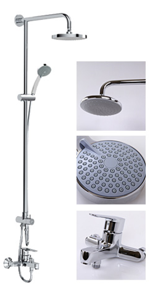 KOHLER 科勒 K-5428T-4-CP 齐悦双花洒淋浴柱