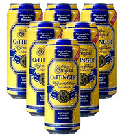限华东：Oettinger 奥丁格 自然浑浊型 小麦啤酒500ml*12罐