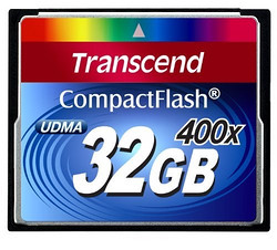 春季弹药补充：Transcend 创见 400X 16G/32G CF卡 60M/S