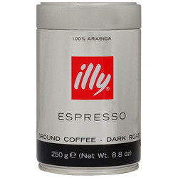 新低价：illy 意利 深度烘焙 浓缩咖啡粉 250g/罐