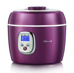 Bear 小熊 SNJ-580 酸奶机 深紫色(葡萄酒酸奶机、微电脑控制、双玻璃内胆) 