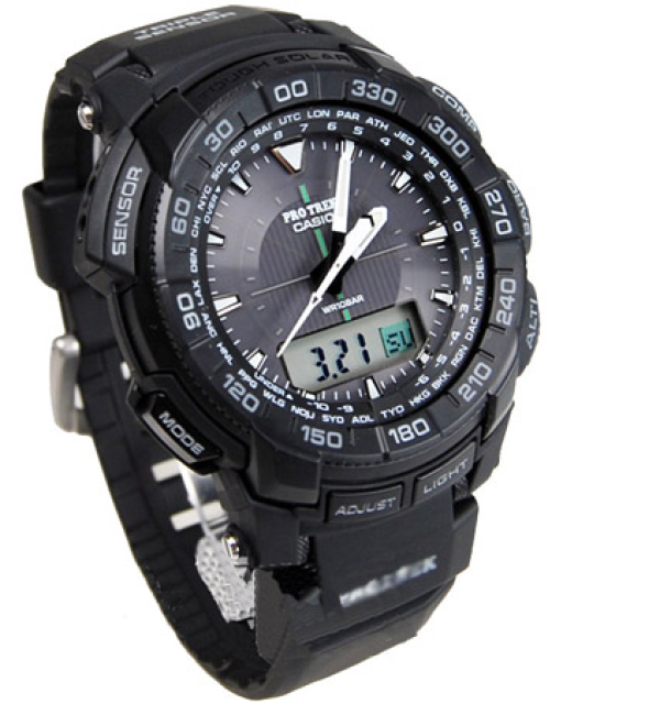 CASIO 卡西欧 Pro Trek系列 PRG550-1A1CR 男款太阳能登山腕表