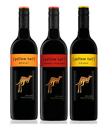 新补货：Yellow Tail 澳洲红酒 黄尾袋鼠 西拉 红葡萄酒 750ml