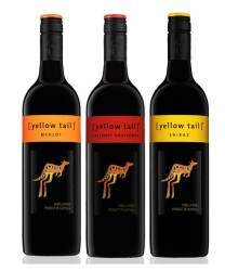 新补货：Yellow Tail 澳洲红酒 黄尾袋鼠 西拉 红葡萄酒 750ml