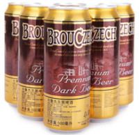 Brouczech 布鲁杰克 黑啤酒 500ml*24瓶