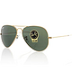 Ray-Ban 雷朋 复古墨镜飞行员金边蛤蟆镜 RB3025 L0205