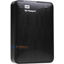 西部数据（WD）2012款 My Passport USB3.0 2TB 超便携移动硬盘（黑色）