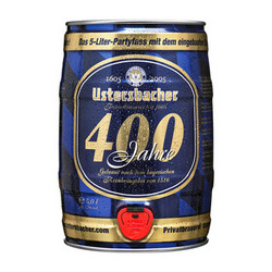 安斯特堡 400窖藏 烈性白啤酒 5L*4