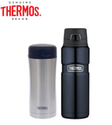 双11预售：Thermos 膳魔师 Stainless King系列 SK4000MB +JCG-400SBK 保温杯