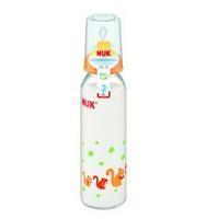 双重优惠：NUK 230ml 耐高温玻璃奶瓶