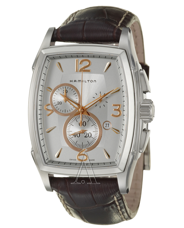 HAMILTON 汉密尔顿 Jazzmaster Square系列 H36412555 男款计时腕表
