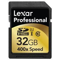 Lexar 雷克沙 Professional 专业系列 SDHC存储卡（32GB、UHS-I、400X）